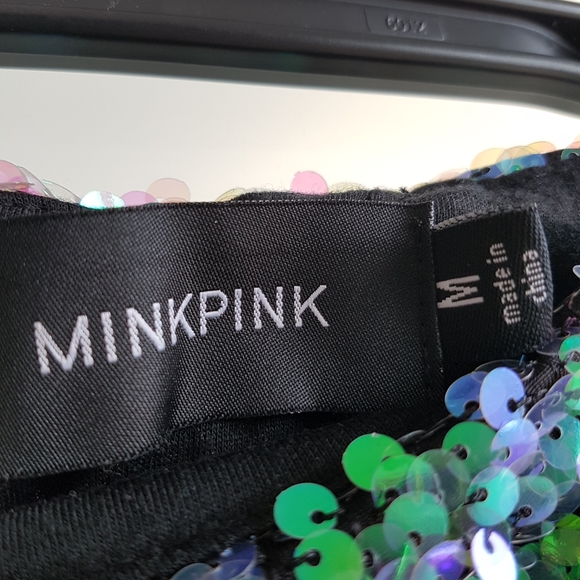 MINKPINK sequin Mini skirt - Picture 2 of 4